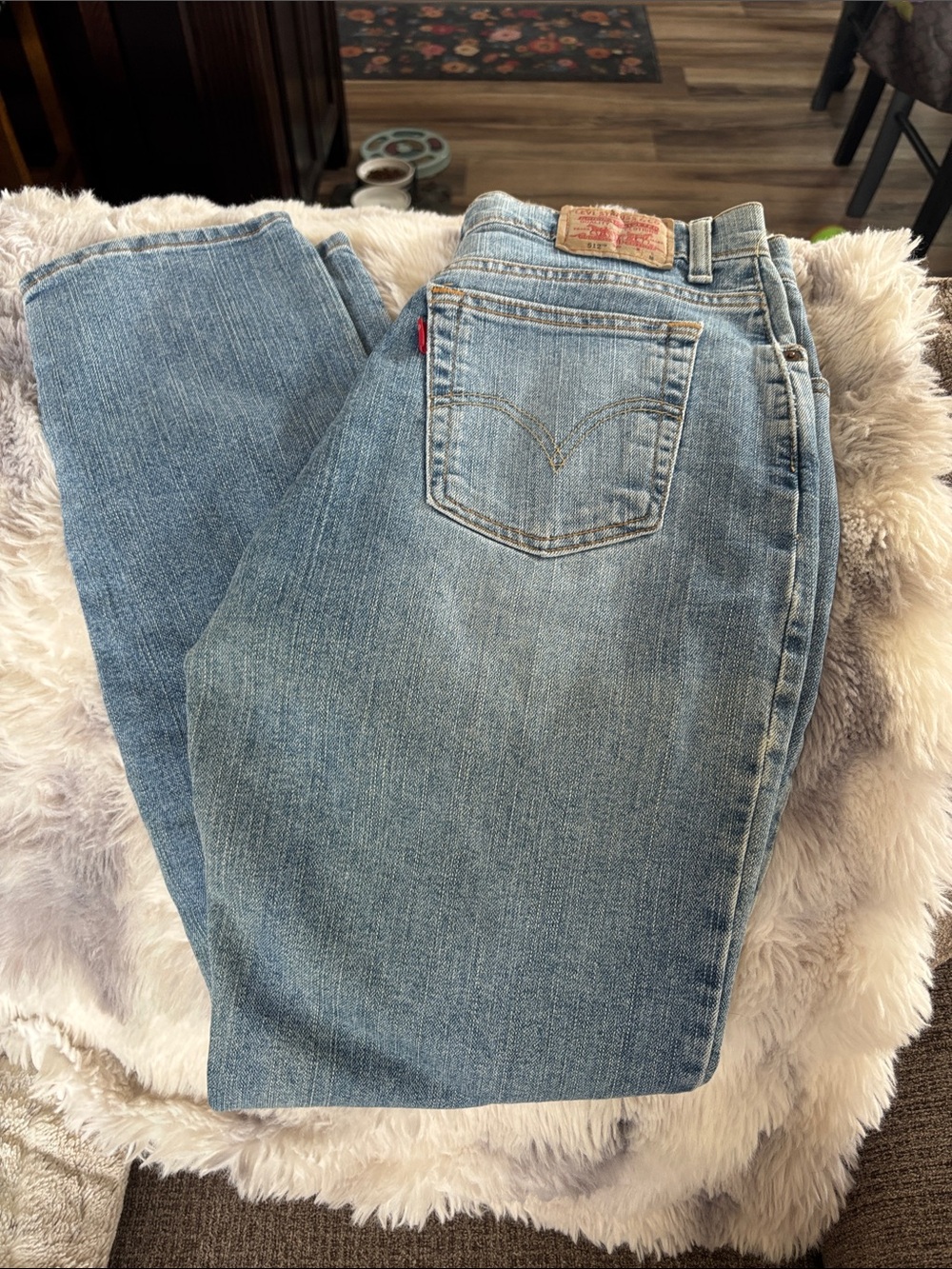 Levi's Light Blue Women's Straight Jeans with Red Tab